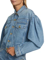 Cosette Cropped Denim Jacket