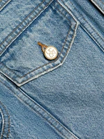 Cosette Cropped Denim Jacket