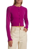 Jana Cashmere Cropped Cardigan