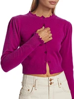 Jana Cashmere Cropped Cardigan