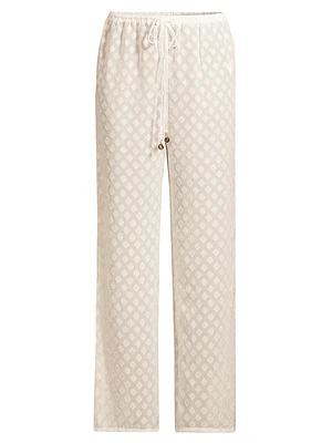 Resort Diamond Jacquard Pants