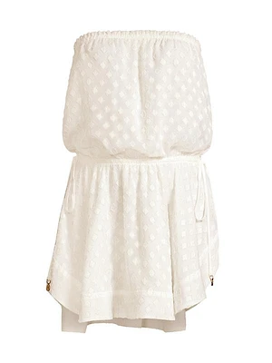 Verena Jacquard Cover-Up Minidress