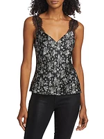 Marlo Floral Silk Chiffon Cami