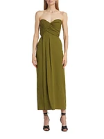 Yara Strapless Midi-Dress