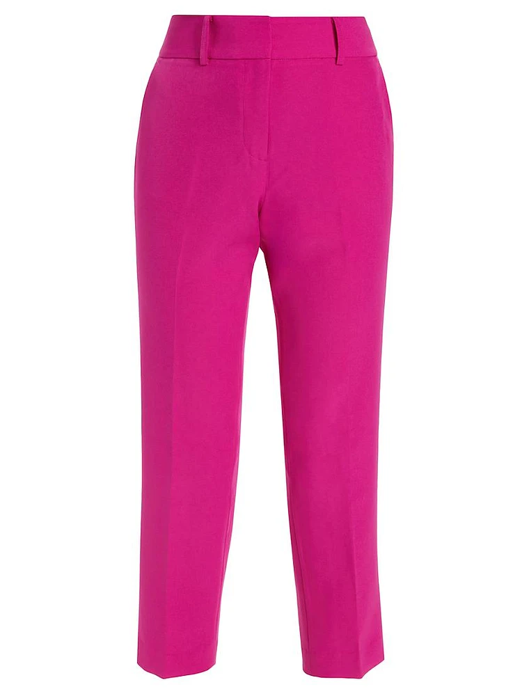 Nicola Cady Crop Straight-Leg Pants