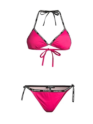 2-Piece Logo Triangle Bikini Set