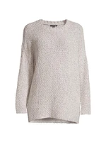 Organic Cotton-Knit Crewneck Sweater