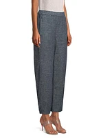 Lantern Cotton-Blend Ankle Pants