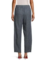 Lantern Cotton-Blend Ankle Pants