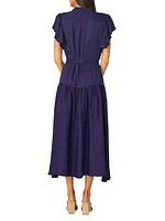 Lucia Tie-Waist Midi-Dress