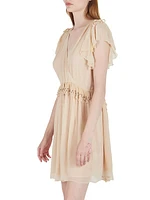 Cher Tassel Georgette Dress