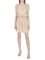 Cher Tassel Georgette Dress