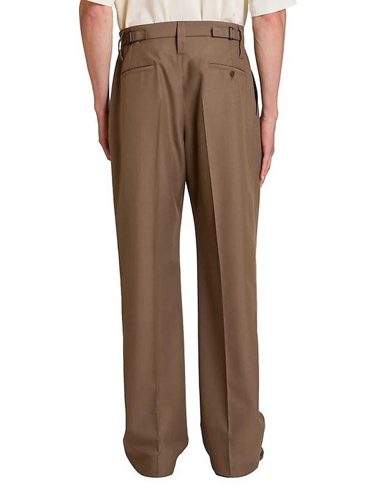 Single-Pleat Pants