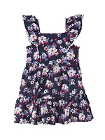 Baby Girl's, Little Girl's & Girl's Floral Puff-Sleeve Dress