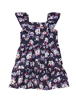 Baby Girl's, Little Girl's & Girl's Floral Puff-Sleeve Dress