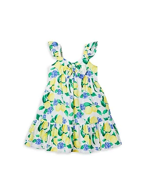 Baby Girl's, Little Girl's & Girl's Lemon Bow Dress