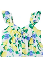 Baby Girl's, Little Girl's & Girl's Lemon Bow Dress