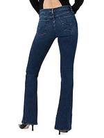 Barbara High-Rise Boot-Cut Jeans