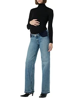 Rosie Wide-Leg Maternity Jeans