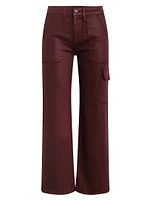 Rosie Cargo Wide-Leg Jeans