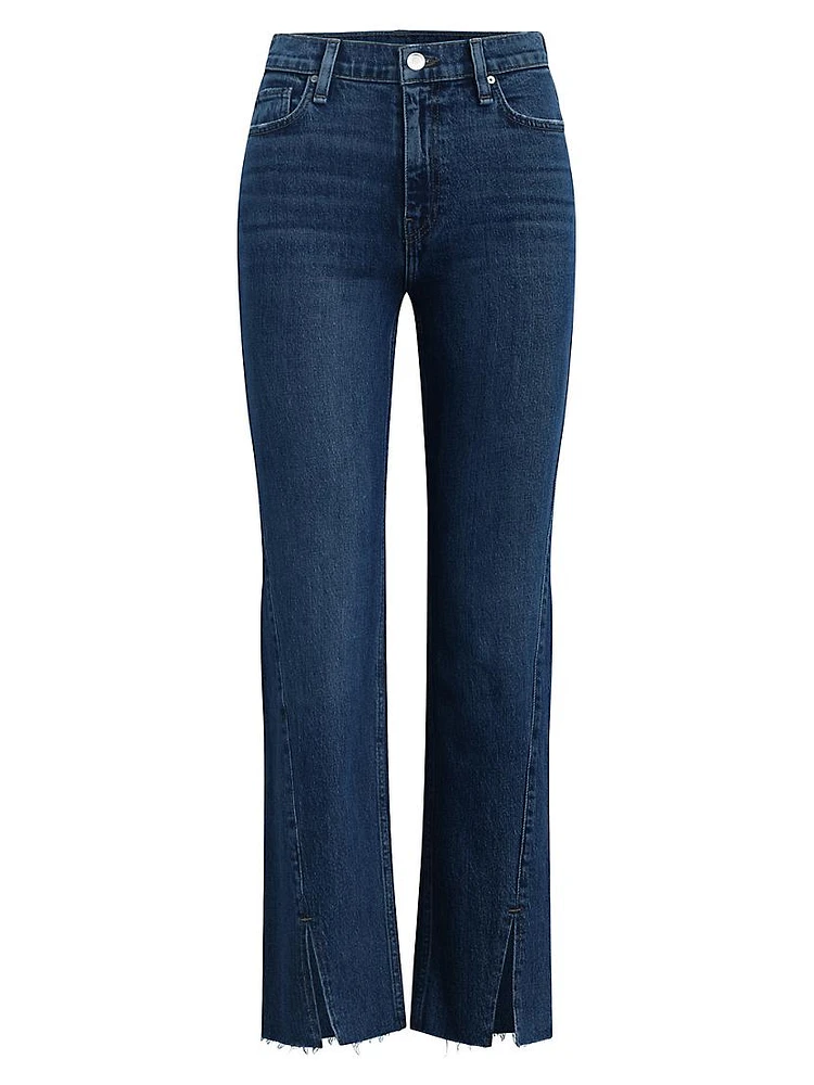 Remi Split Wide-Leg Jeans