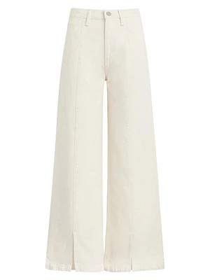 James Wide-Leg Vented Jeans