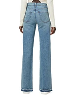 Rosie Wide-Leg Released-Hem Jeans