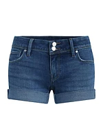 Croxley Mid-Rise Denim Shorts