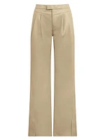 Rosie Wide-Leg Vegan Leather Pants