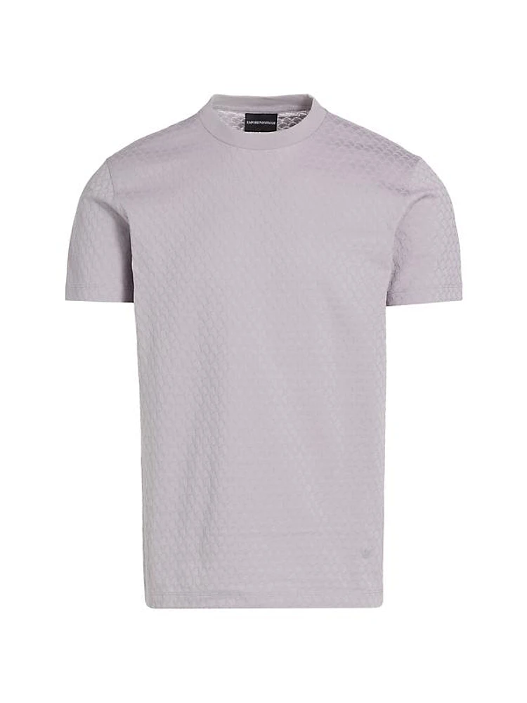 Textured Cotton Short-Sleeve T-Shirt