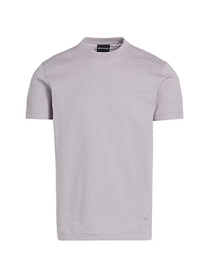 Textured Cotton Short-Sleeve T-Shirt