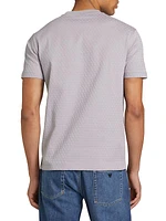 Textured Cotton Short-Sleeve T-Shirt