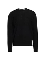 Cable-knit Wool-Blend Crewneck Sweater