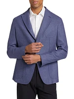 Virgin Wool Single-Breasted Sport Coat