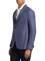 Virgin Wool Single-Breasted Sport Coat