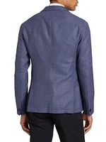 Virgin Wool Single-Breasted Sport Coat