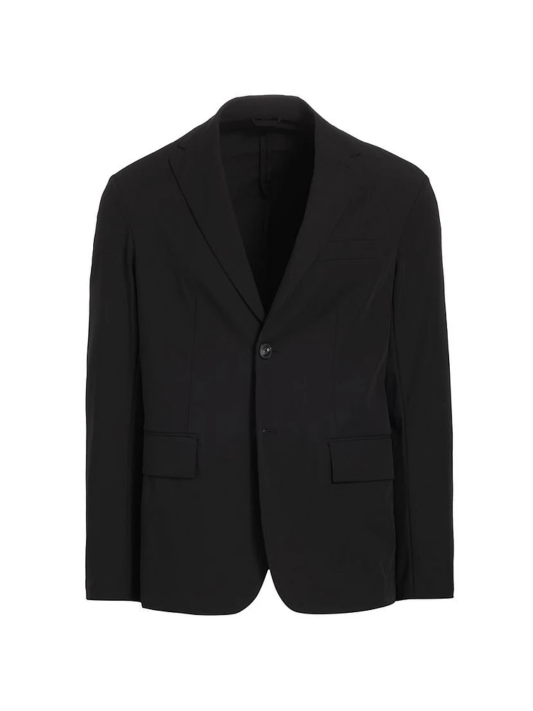 Notch-Lapel Single-Breasted Sport Coat