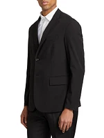 Notch-Lapel Single-Breasted Sport Coat