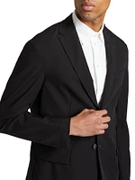 Notch-Lapel Single-Breasted Sport Coat