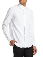 Stretch Button-Front Shirt