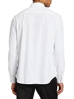 Stretch Button-Front Shirt