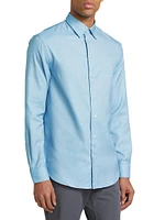 Dot Cotton-Blend Sport Shirt