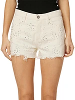 Lori Studded Denim Shorts