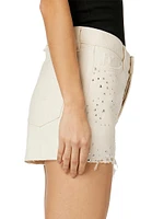 Lori Studded Denim Shorts