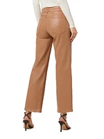 Rosie Coated Wide-Leg Pants