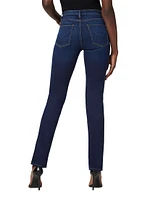 Nico Mid-Rise Straight-Leg Jeans