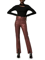 Harlow Coated Metallic Pants