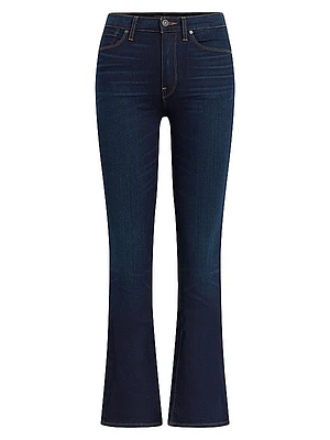 Barbara High-Rise Stretch Boot-Cut Jeans