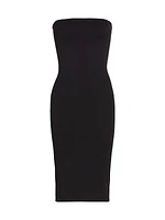 Strapless Pencil Midi-Dress