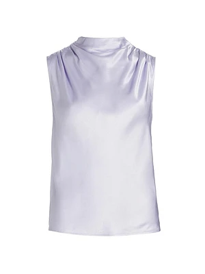 Kaleen Satin Sleeveless Top